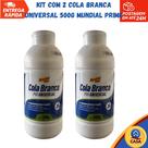 Cola Branca universal 500gr Mundial Prime - Kit com 2 unidades
