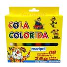Cola Colorida Com 6 Cores Maripel Cola Colorida Com 6 Cores Maripel
