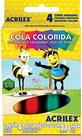 Cola Colorida Estojo C/04 Cores 23G (S)