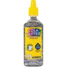 Cola com Glíter Tubo 35G Prata