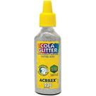 Cola Com Glitter Tubo 23G. Prata