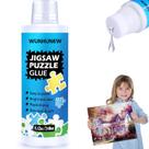 Cola de quebra-cabeça Wunhunew 240 ml transparente com aplicador de esponja