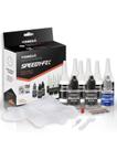 Cola de reparo Visbella 7 Seconds Speedy Fix preta e cinza 9 peças