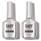 Cola de unhas GAOY Gel X 16mL 2 em 1 para unhas de acrílico com camada de base