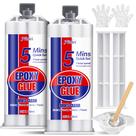 Cola epóxi Fuchoi de 5 minutos de cura rápida 100mL universal