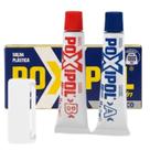 Cola Epóxi Solda Plástica Poxipol 10 Min Metálica Metal Vidro