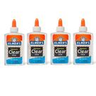 Cola escolar líquida Elmer's Clear, lavável, 150 ml, 4 unidades