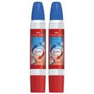 Cola Gel Faber Castell 2 Bicos Papel Escola Transparente Kit