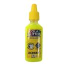 Cola Glitter 23g Acrilex Amarelo Limão - ACRILEX - ESCOLAR Cola Glitter 23g Acrilex Amarelo Limão - ACRILEX - ESCOLAR