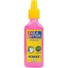 Cola Glitter Pink Acrilex 23g Brilho Intenso e Lavável