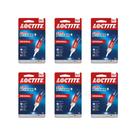 Cola instantânea Super Bonder Original Loctite 3g - Kit com 06 unidades