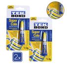 Cola Instantânea Tek Bond 2G Original Kit com 2 Unidades