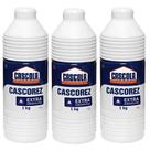 Cola Líquida Branca Escolar Extra Forte 1kg 3 Unidades - Cascorez