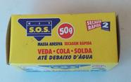 Cola Massa SOS Epoxi Adesiva 50g e 100g Cola Massa SOS Epoxi Adesiva 50g e 100g