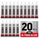 Cola Navona B7000 Transparente 15ml 20 unidades com Ponta de Precisão