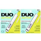 Cola para cílios DUO Active Clear resistente à água, 4,6 g, pacote com 2 Cola para cílios DUO Active Clear resistente à água, 4,6 g, pacote com 2