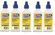 Cola Para Isopor E Eva 35g Alta Qualidade Com 5 Unidades
