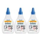 Cola para isopor escolar e profissional Compactor 90g kit com 3 unidades