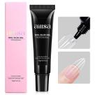 Cola para unhas AILLSA Gel de 15 g para pontas de unhas, cura por lâmpada de acrílico U V