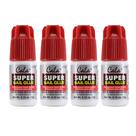 Cola para Unhas Cala Super Professional - Qualidade Profissional (4 x 3ml)