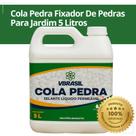 Cola Pedra 5 Litros Selante Líquido Fixador De Pedras Para Jardim