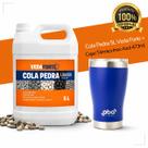 Cola Pedra Veda Forte 5 Litros Incolor Original Com Copo Térmico