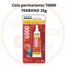 Cola permanente artesanato T6000 TEKBOND 25g - Multiuso