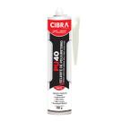 Cola Selante PU40 Pisos Calhas Cubas Metal Rufos PRETO 400gr