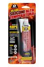 Cola Silicone Alta Temperatura 50g Vermelho Garin