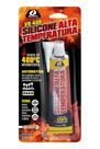 Cola Silicone Alta Temperatura 50g Vermelho Garin