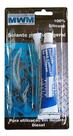 Cola Silicone Alta Temperatura MWM Preto