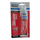 Cola Silicone Alta Temperatura TEKBOND Vermelho Automotivo 50g