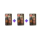 Cola Silicone Junta Alta Temperatura Abro Black 85g kit 3 un