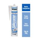 Cola Silicone Transparente Neutro Tekbond Antifungo 280g