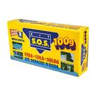 Cola Vedatudo Kit SOS Massa Epóxi Secagem Rápida 100g - Embalagem com 6 Unidades