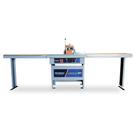 Coladeira de bordas 1400W com 2 mesas extensoras monofásica - New Plus Compacta RP (220V) Coladeira de bordas 1400W com 2 mesas extensoras monofásica - New Plus Compacta RP (220V)