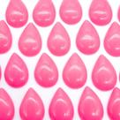 Colagem Gota Resina Rosa 20x30mm 10pçs 25g