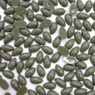 Colagem Gota Resina Verde Musgo 5x8mm 1000pçs 120g