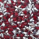 Colagem Gota Strass Acrílico Vermelho Transparente 5x8mm 100pçs 5g