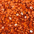 Colagem Meia Gota Laranja 6x8mm 300un Plástico 21g