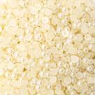 Colagem Meia Pérola Plástico Creme 4mm 600pçs 12g Colagem Meia Pérola Plástico Creme 4mm 600pçs 12g