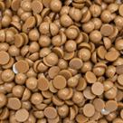 Colagem Meia Pérola Plástico Marrom 6mm 100pçs 10g