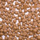 Colagem Meia Pérola Resina Marrom 5mm 100pçs 6g