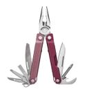 Colagem multiferramenta LEATHERMAN com lâmina 420HC Heathered Cranberry
