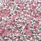 Colagem Navete Strass Acrílico Rosa Transparente 4x8mm 300pçs 15g