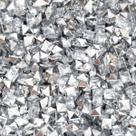 Colagem Quadrado Strass Acrílico Transparente 4mm 3000pçs 36g