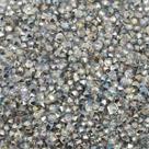 Colagem Redondo Strass Acrílico Transparente Irisado 3mm 3000pçs 30g