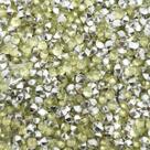 Colagem Redondo Strass Acrílico Verde Claro Transparente 3mm 5000pçs 50g