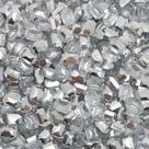 Colagem Retângulo Strass Acrílico Transparente 6x8mm 500pçs 60g