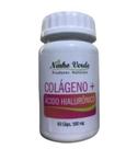 Colágeno Ácido Hialurônico Ninho Verde 60 Cápsulas 500mg Produto Natural